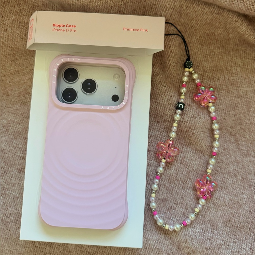 Casetify iPhone 17 Pro Ripple Case - Primrose Pink